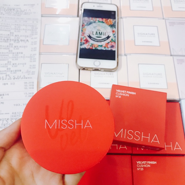 Phấn nước MISSHA VELVET FINISH CUSHION 2018