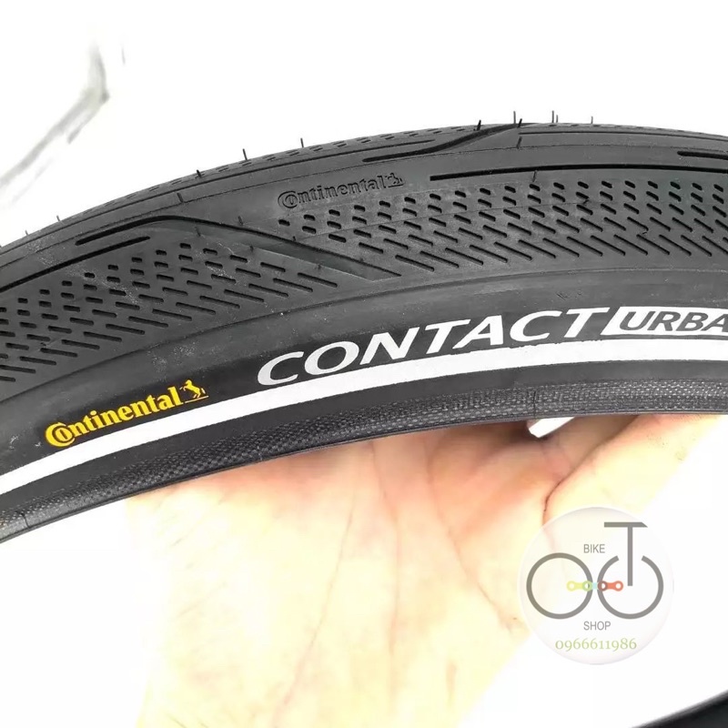 Lốp xe đạp không gai Continental Contact Urban tanh thép