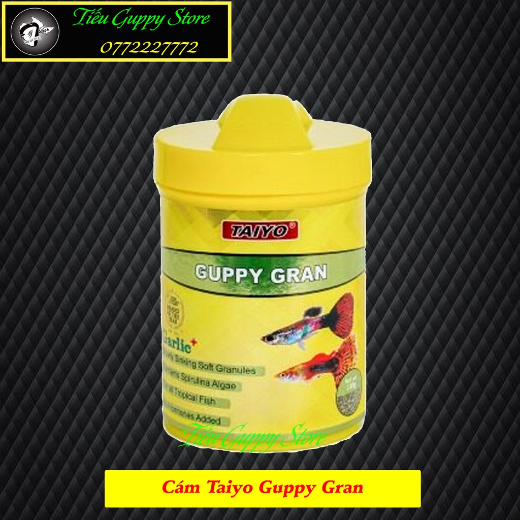 Cám TAIYO Guppy Gran - Thức Ăn Chuyên Dụng cho các Dòng Guppy và Cá Cảnh Nhỏ Khác