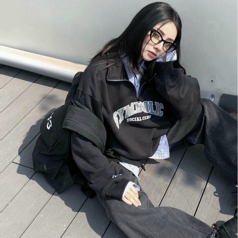 (SỈ RẺ IB) Áo Polo Nỉ Cổ Bẻ Form Rộng Unisex  Kiểu Dáng Hàn Quốc Ulzzang Chất Đẹp Hàng Chuẩn Đẹp