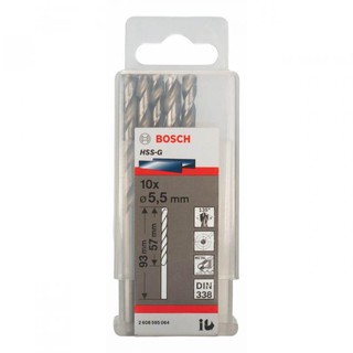 Mũi khoan sắt Bosch HSS-G  từ 1mm - 7.5mm ( hộp 10 mũi )