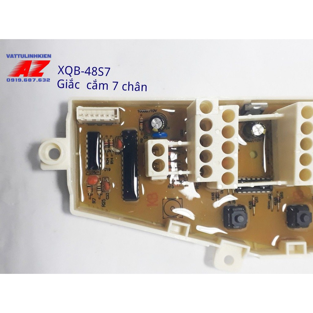 Board mạch XQB-48S7 đèn giữa thay thế cho máy giặt SAMSUNG cửa đứng