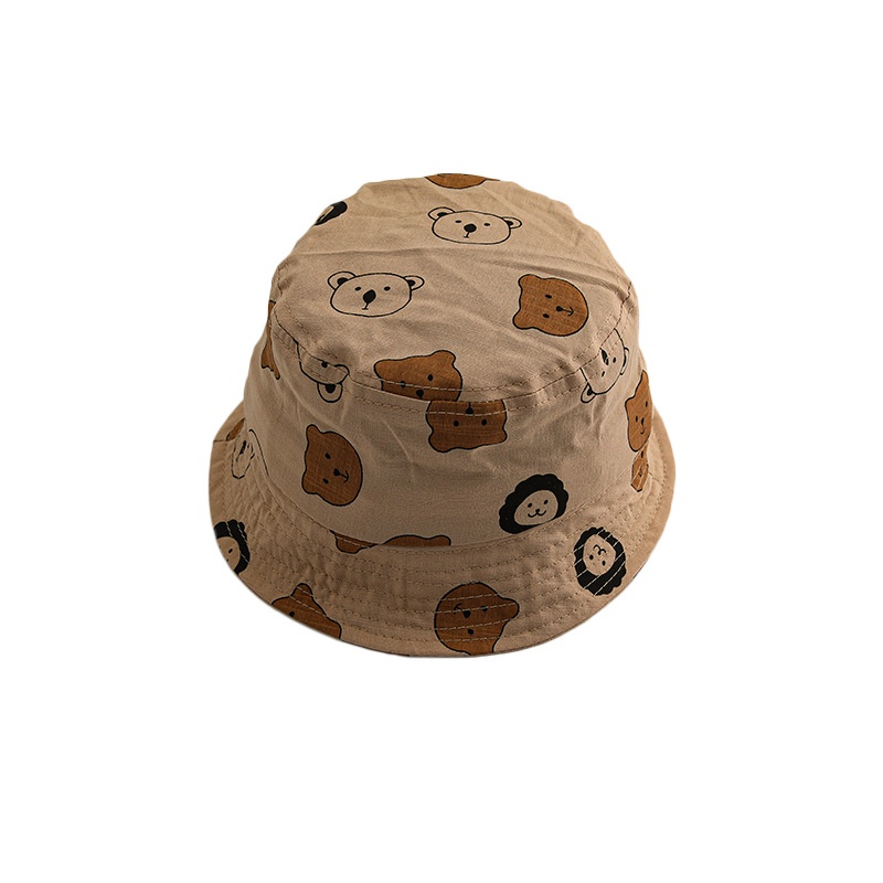 Nón Tai Bèo Chống Nắng In Họa Tiết Động Vật Thời Trang Cho Bé 5-10 Tuổi