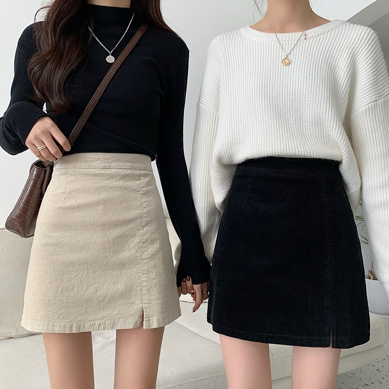 Chân Váy Nhung Xiaozhainv Dáng Chữ A Lưng Cao Dễ Phối Đồ Phong Cách Hàn Quốc Trẻ Trung Cho Nữ | BigBuy360 - bigbuy360.vn