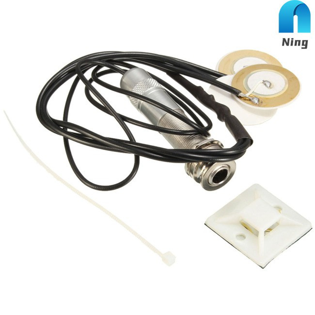 Ning Musical Instruments Pickups Professional Piezo Contact Microphone Pickup Acoustic 3 in 1 for Guitar Violin Ukulele