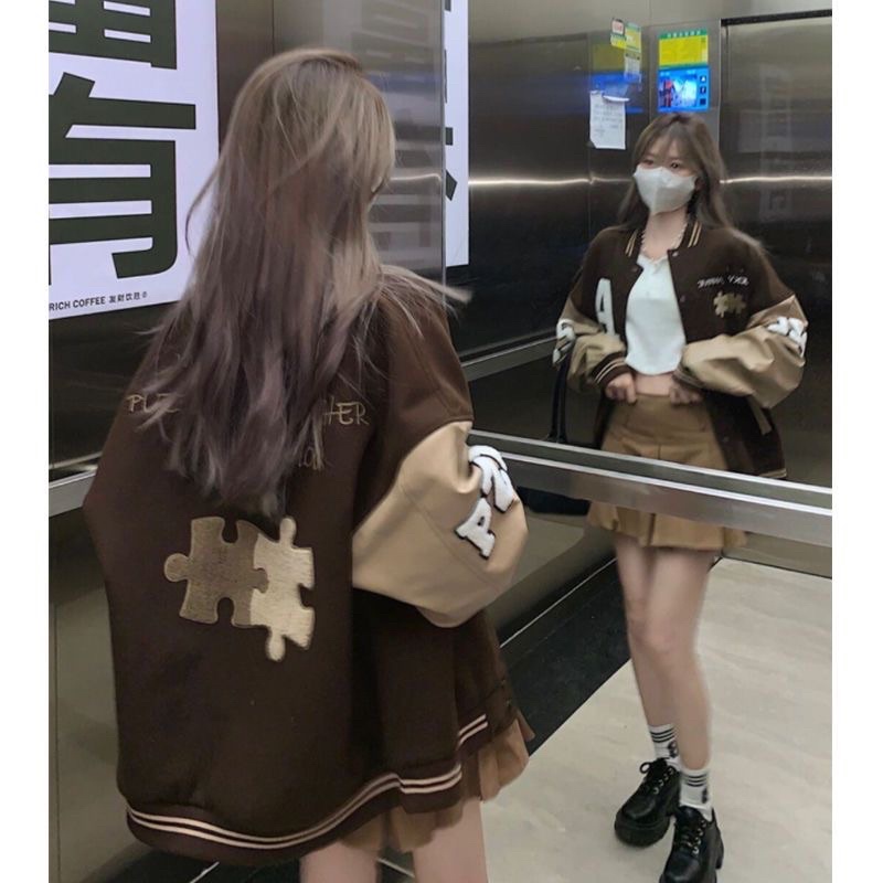 Áo khoác cadigan rộng rãi hàng quảng châu sịn