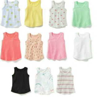 Set 5 Áo 3 lỗ Bé gái Old Navy