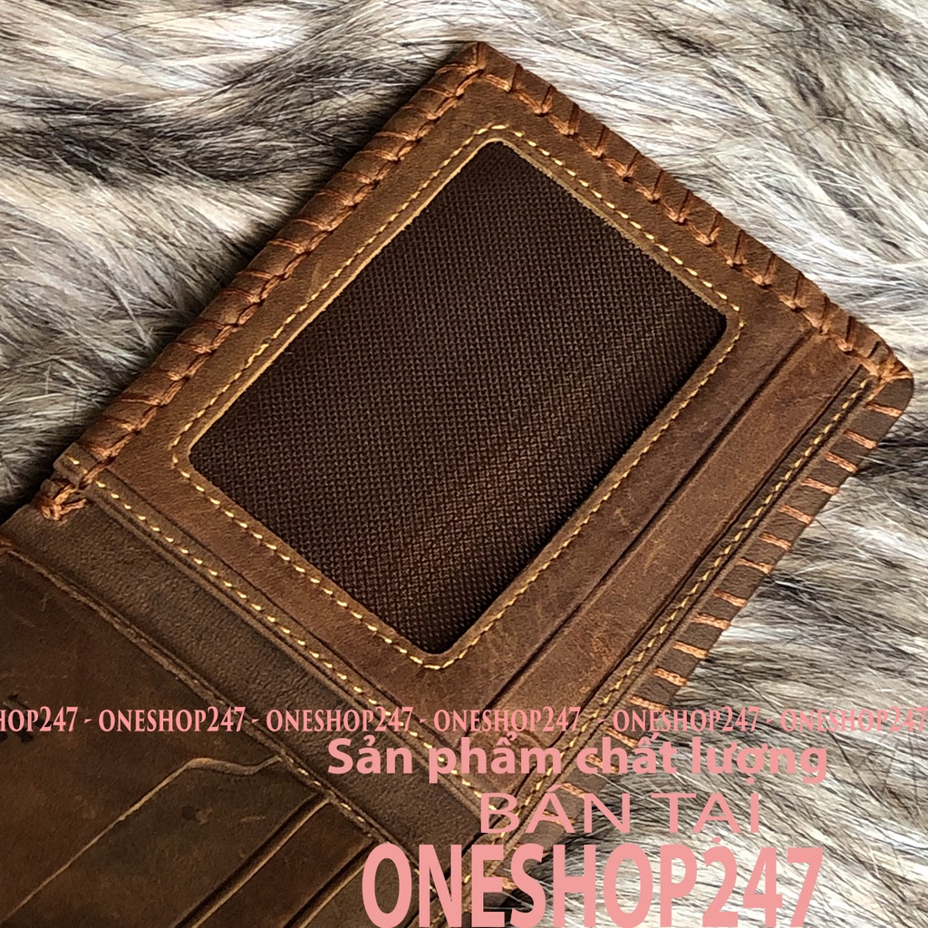 Bóp nam, ví nam PHONG CÁCH LỊCH LÃM  A175V da bò thật 100%