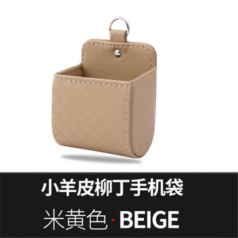 Hộp đựng đồ dùng bằng da gắn điều hòa xe hơi tiện dụng tùy chọn màu sắc