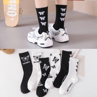  Tất cổ cao Bivota in hình bướm cực đáng yêu cho nam và nữ