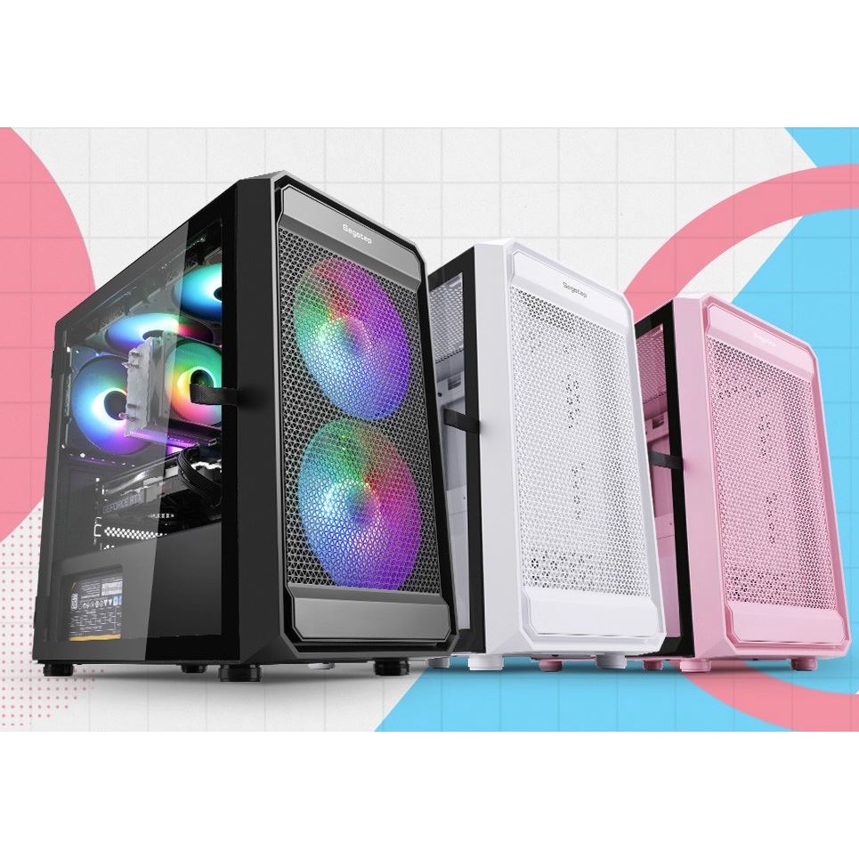 Vỏ Case SEGOTEP ARTIST 2F BLACK (TẶNG  2FAN RGB)