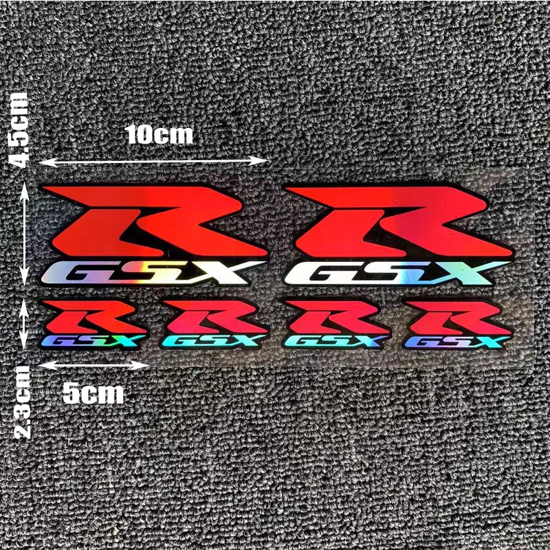 Bộ 3 Miếng Dán Phản Quang Trang Trí Xe Mô Tô suzuki gsxr 600 750 1000 k1 k2 k3 k4 k5 k6 k7 k8 h1