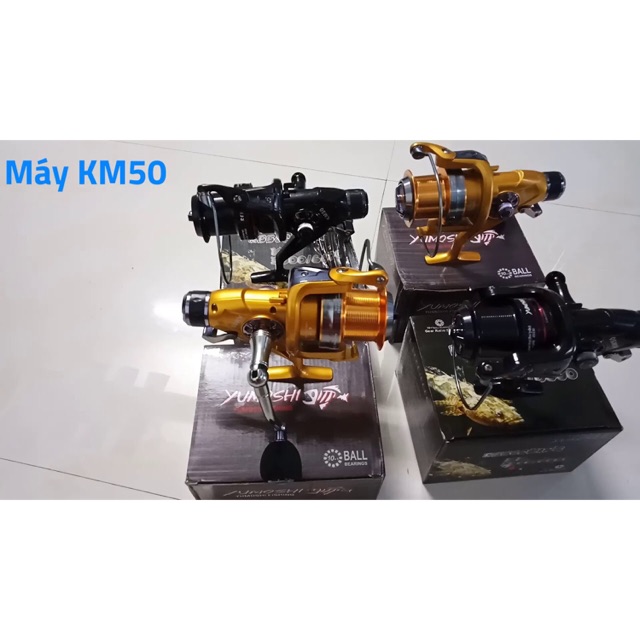Máy câu Yumoshi KM50 , KM 60 cao cấp - Máy câu đứng câu hồ , máy câu biển