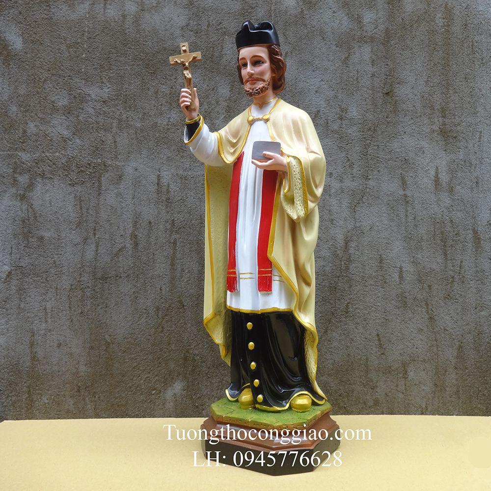 Tượng Thánh Phanxico Xavie 50cm Composite