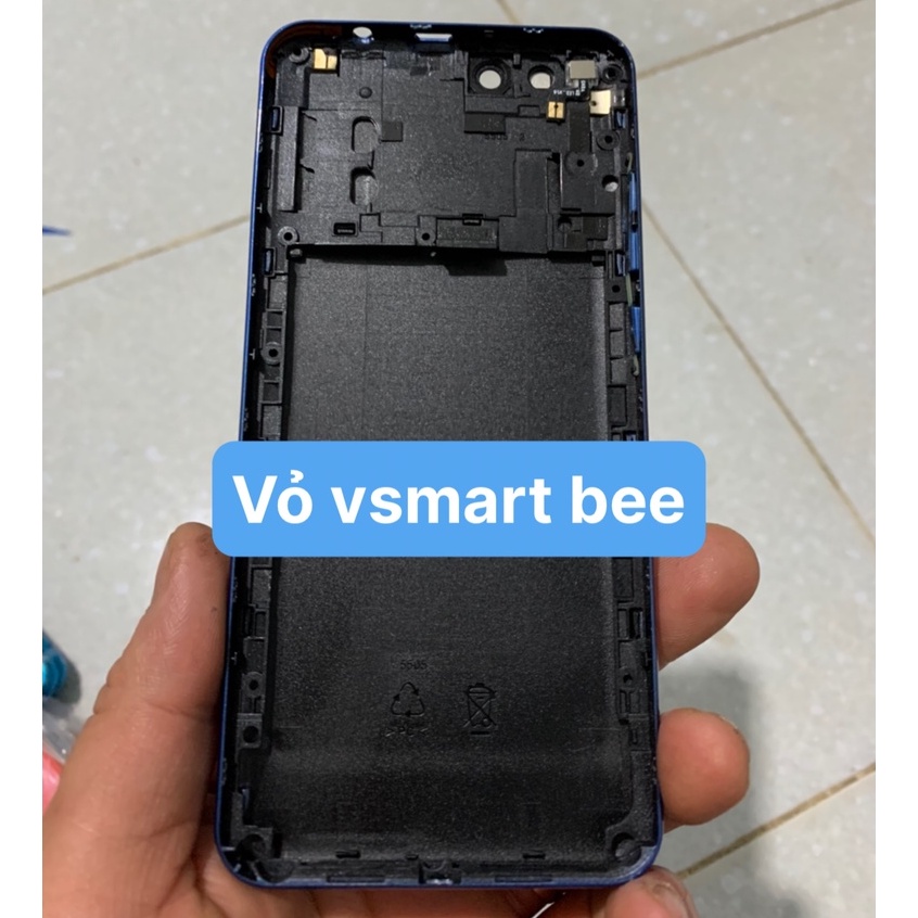 Vỏ Vsmart bee có kính cam Xanh ( lưng, viền, kính camera )