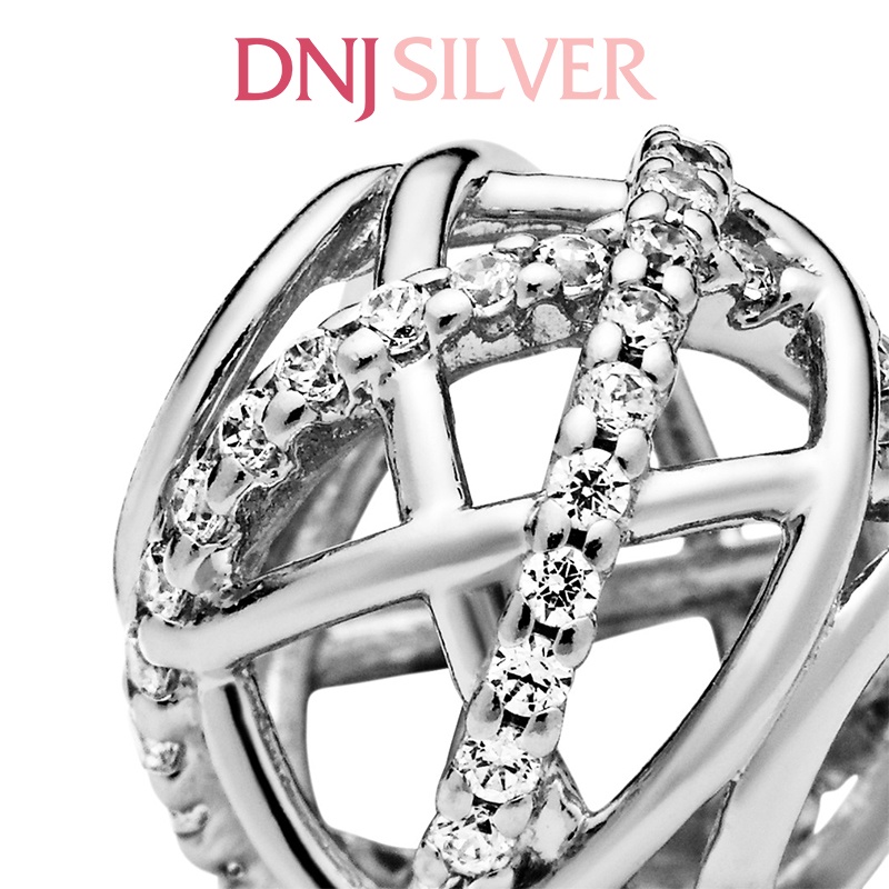 Charm bạc 925 cao cấp, hàng chuẩn bạc - Charm Sparkling Galaxy Openwork thích hợp để mix vòng tay charm - DN249