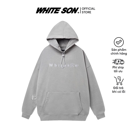HOODIE "LOGO SS21" SILVER LINING