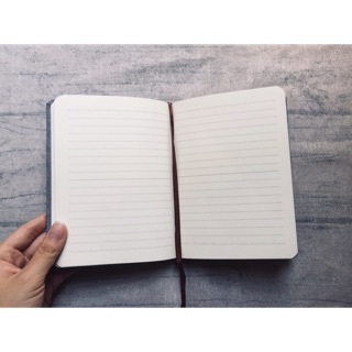 Sổ vải kẻ ngang sổ ghi chép đơn giản kẻ line sổ denim sổ tay vải notebook