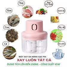 Máy xay tỏi ớt mini, đồ xay gia dụng, xay thịt, xay sinh tố, xay các loại gia vị, rất tiện lợi, an toàn khi sử dụng vv