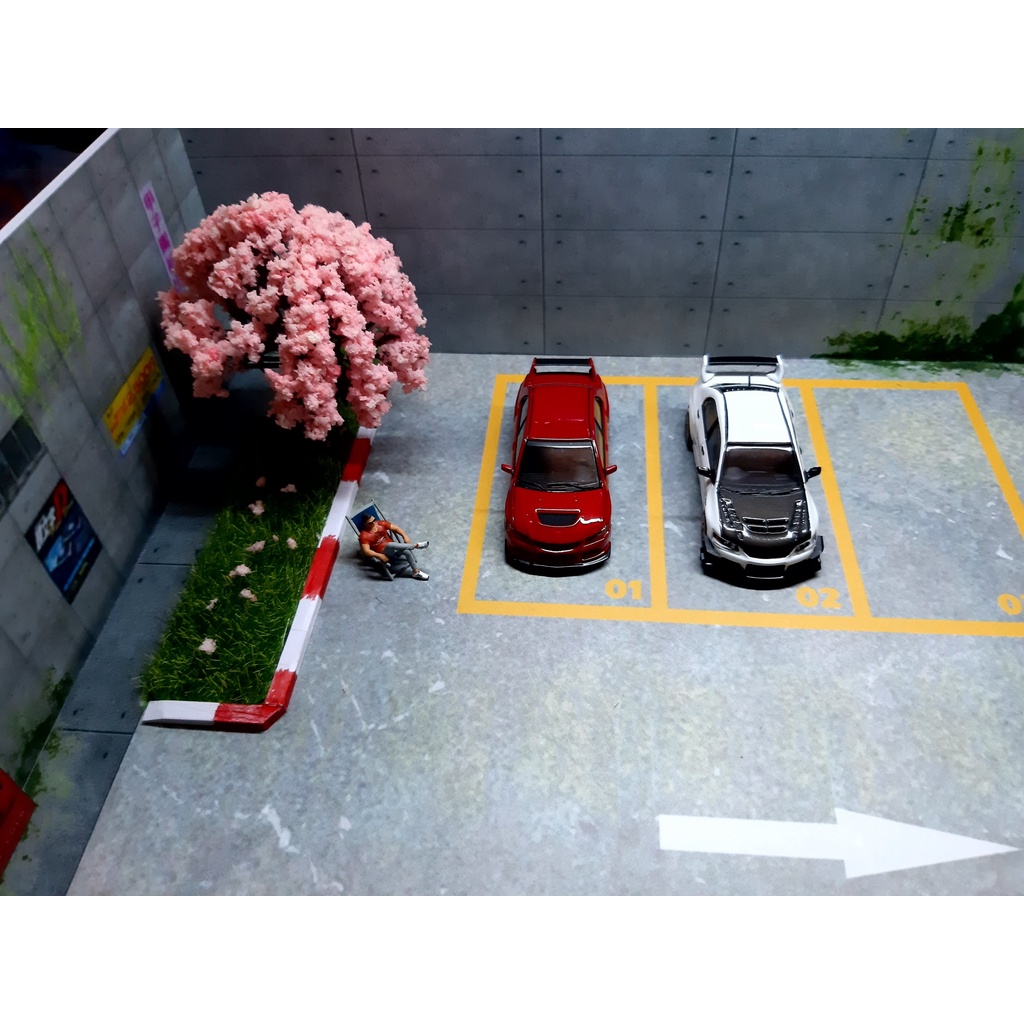 Diorama 1/64 - Parking  - Bãi Đỗ Xe Công Viên