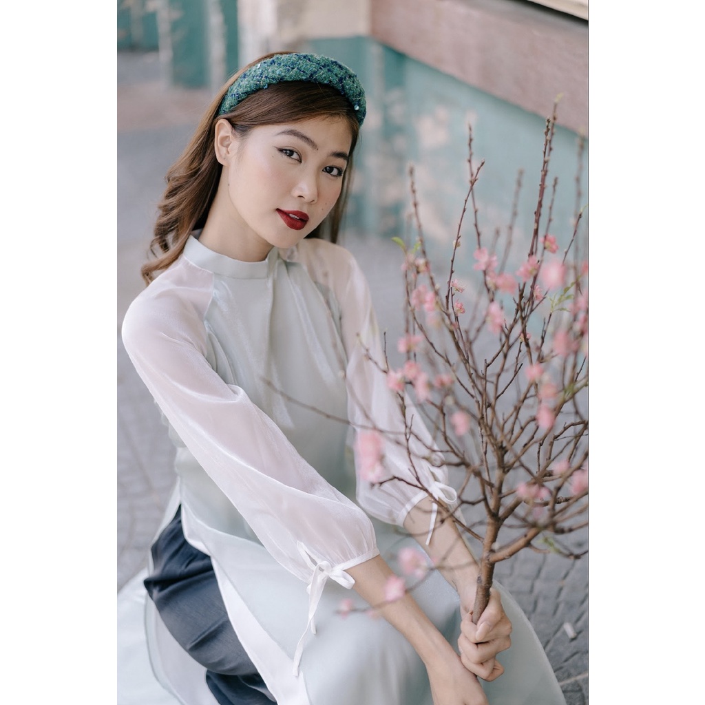 MINX - Áo Dài Organza Thiên Thanh