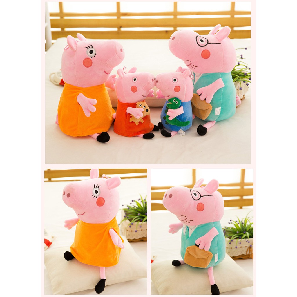 Gia đình Heo peppa nhồi bông đáng yêu nghộ nghĩnh 30cm