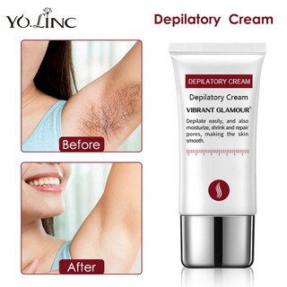 Kem tẩy lông YOLINC Nách Chân Chân Cánh tay Tẩy lông toàn thân Kem làm rụng lông không đau Sữa dưỡng Kem tự nhiên