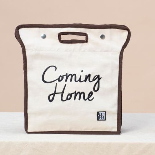 [LAST CHANCE] Jamlos Coming Home Toast Backpack - Balo thời trang nhiều ngăn vải canvas đi học đi chơi