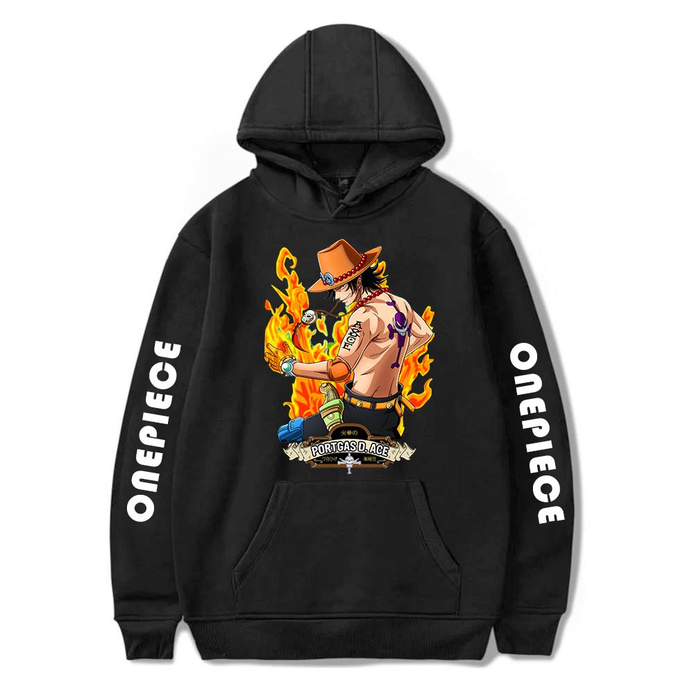 Top 9 áo hoodie One Piece Zoro Luffy Ace chất nhất