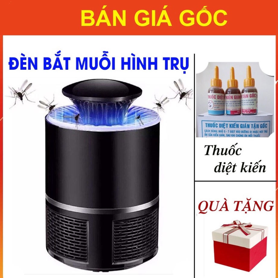 Đèn Bắt Muỗi Thông Minh Hình Trụ, Máy Hút Muỗi Có Đèn Mini [HANG CAO CAP ] Công Nghệ Đèn LED Dùng Nguồn USB