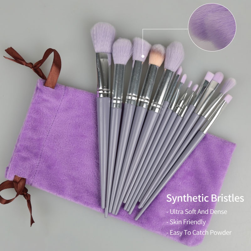 Chứng Khoán sẵn sàng 13 PCS Trang Điểm Bàn Chải Công Cụ Làm Đẹp Bàn Chải Bóng Mắt Bàn Chải Lông Mày Nền Tảng Bàn Chải COD