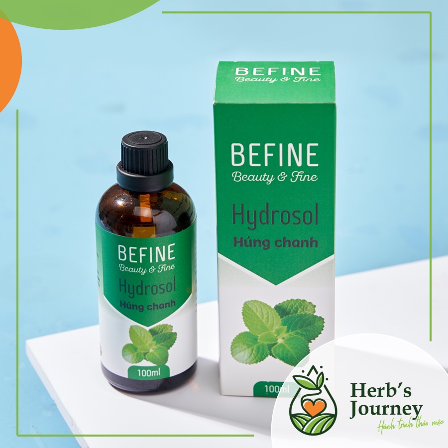 Hydrosol Húng chanh - Nước cất cây Húng Chanh - CTCP Befine - giảm ho, giảm các vấn đề về hô hấp