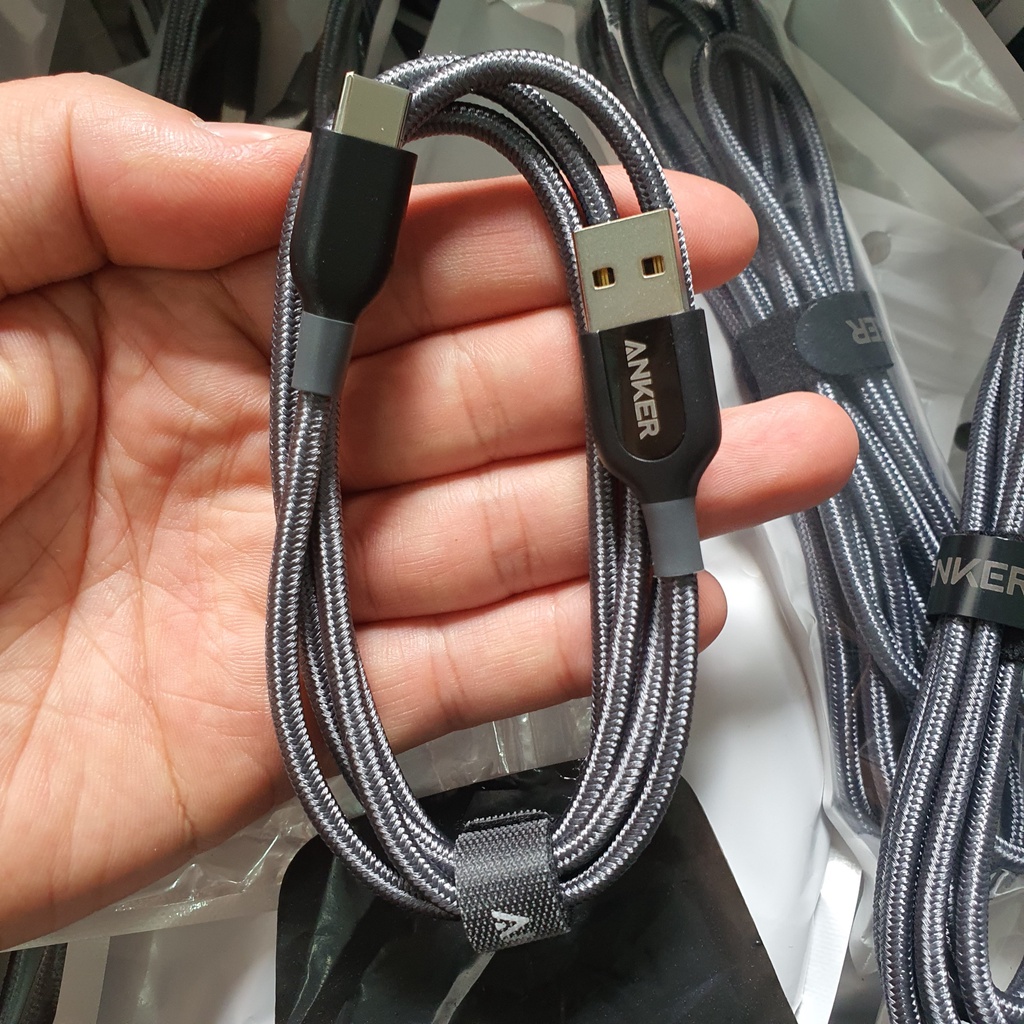 Cáp Sạc Nhanh ANKER USB-C Chính Hãng, Loại 0.9M & 1.8M, Bảo Hành 12 Tháng