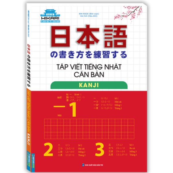 Sách - Tập viết tiếng Nhật căn bản - Kanji (tái bản)