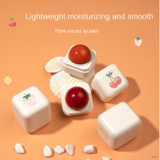 [Hàng mới về] Son dưỡng môi ZUK bơ hạt mỡ chiết xuất trái cây không phai màu trang điểm lâu trôi thiết kế vỏ hình cầu