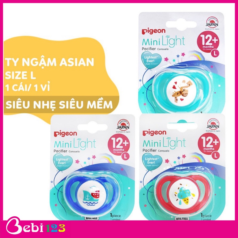 Núm Ty Giả Pigeon Giai Đoạn 1, 2, 3 Cho Bé