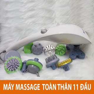 Máy massage cầm tay 11 đầu mát xa chính hãng Luxurious Massager
