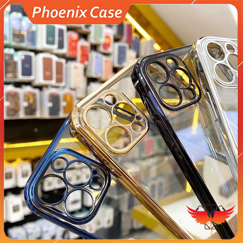 Ốp điện thoại iPhone Cạnh Vuông mạ màu Crom chính hãng X&M cho 7Plus, Xsmax, 11Promax, 12Promax, 13 Promax