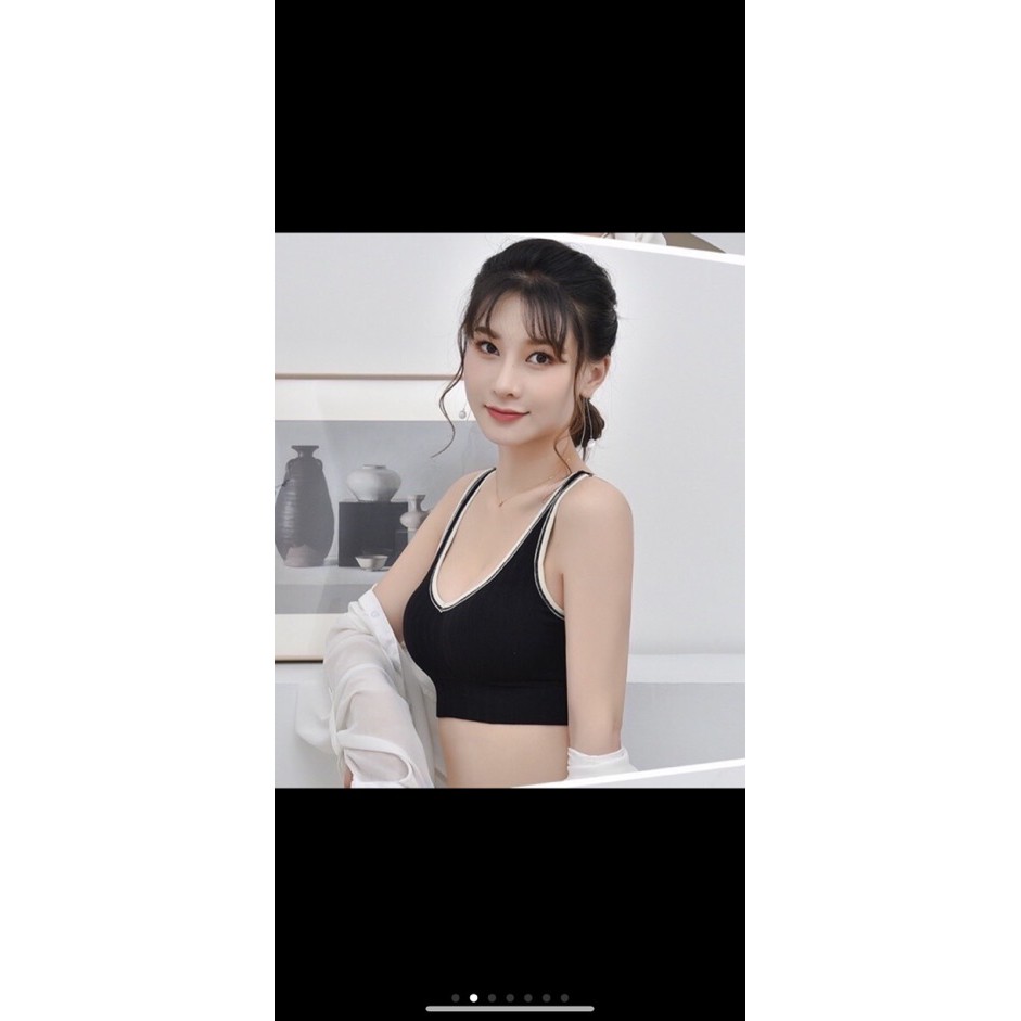 Áo Bra Thể Thao Siêu Chất Cực Phong Cách Có Mút Ngực