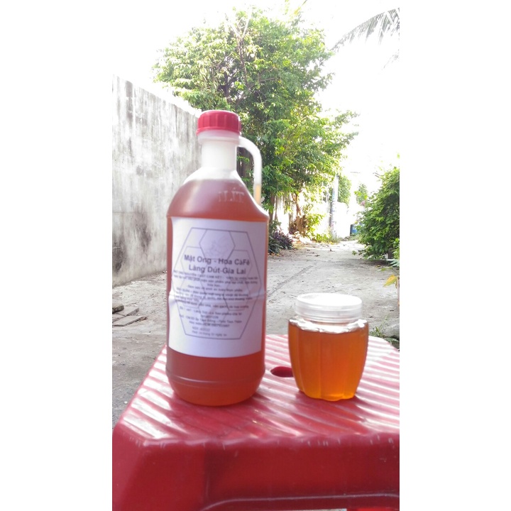 Mật Ong rừng nguyên chất hoa cà phê Làng Dút-Gia lai /OngTự Nhiên Hút Hoa Cà Phê 200ml