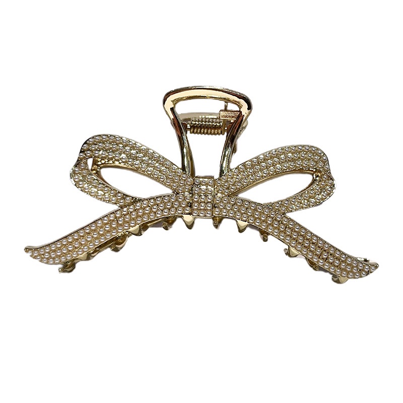 Kẹp Tóc Hình Nơ Đính Đá 2022