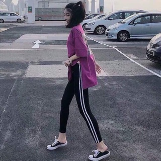 Quần legging sọc Thái Lan