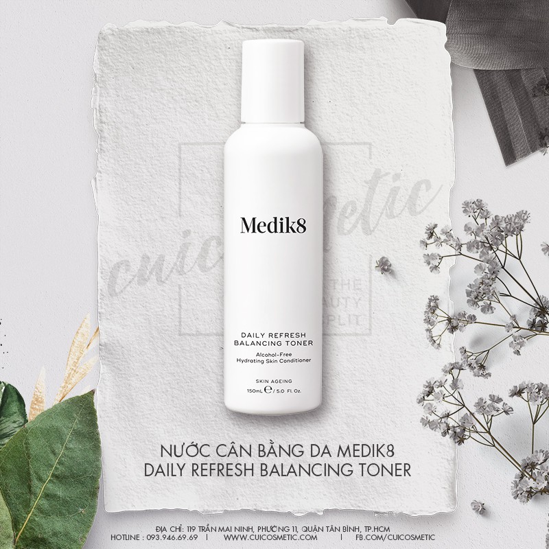 Nước Cân Bằng Da Medik8 Daily Refresh Balancing Toner