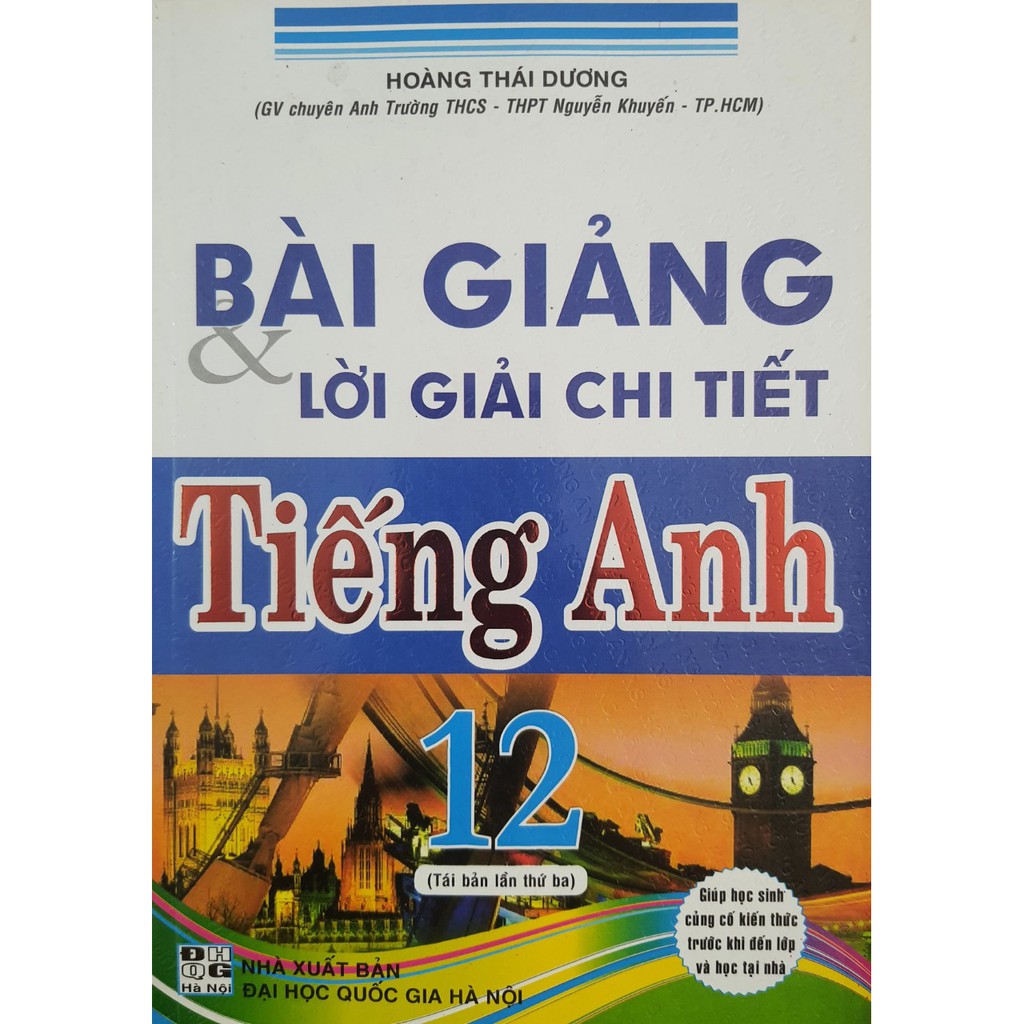 Sách - Bài giảng &amp; lời giải chi tiết Tiếng Anh 12