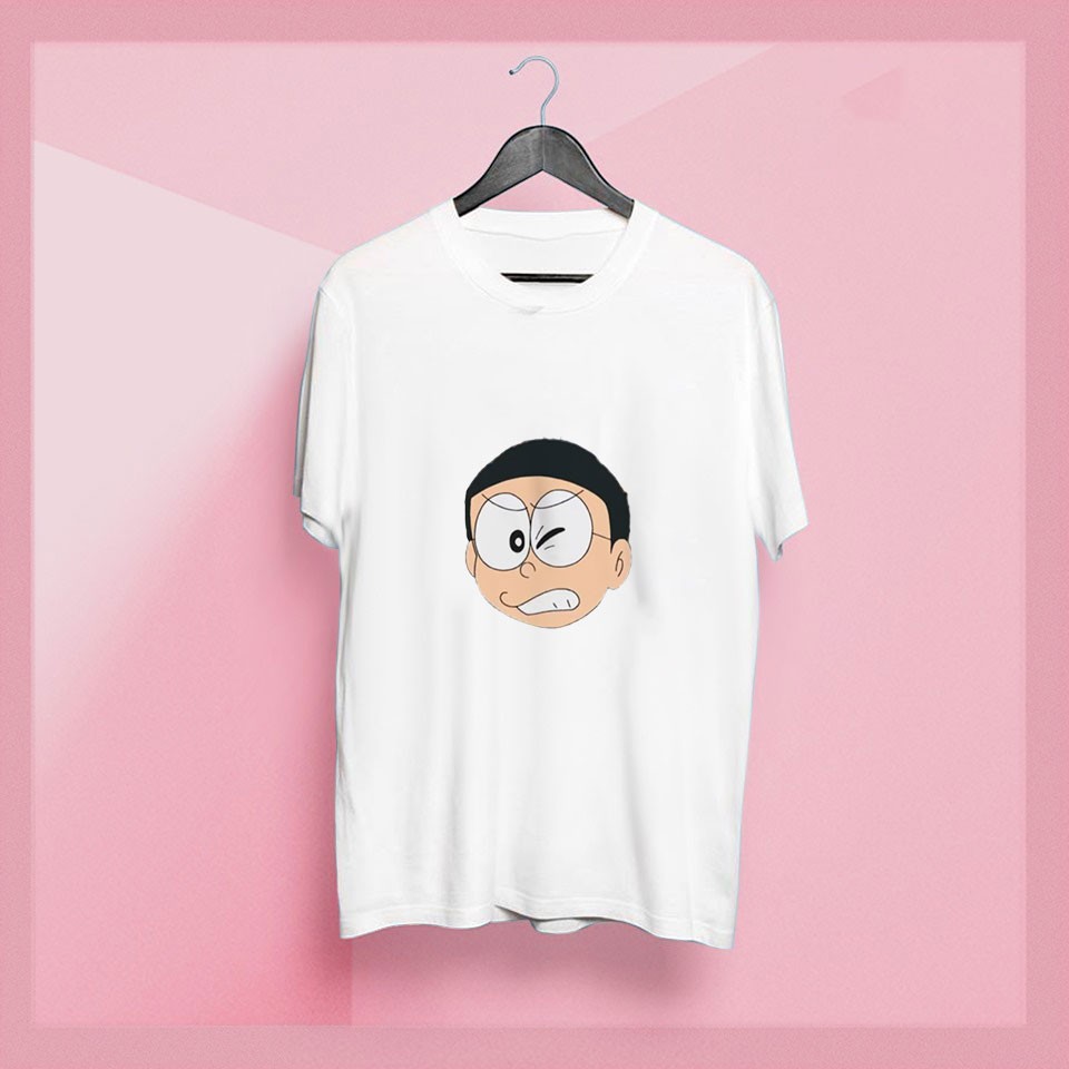 Áo Thun Phim Hoạt Hình Doraemon - Nobita ( Có Size Trẻ Em ) 21.25