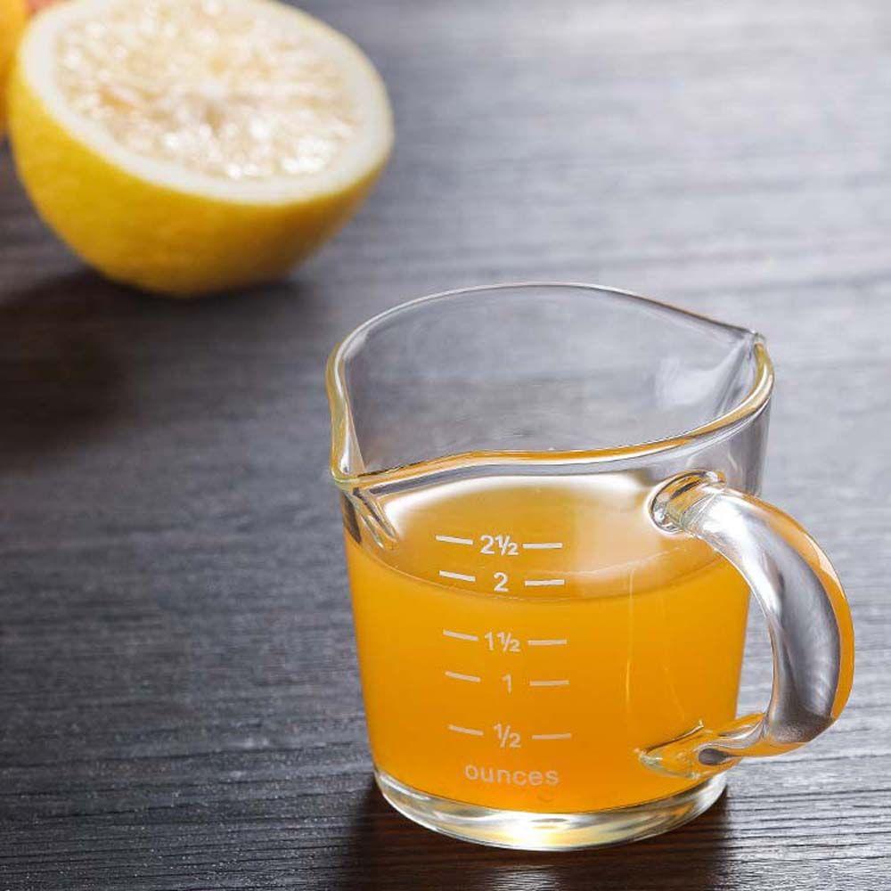 ELEGANT Cốc Thủy Tinh Chịu Nhiệt Có Thang Đo Cho Pha Cà Phê Espresso