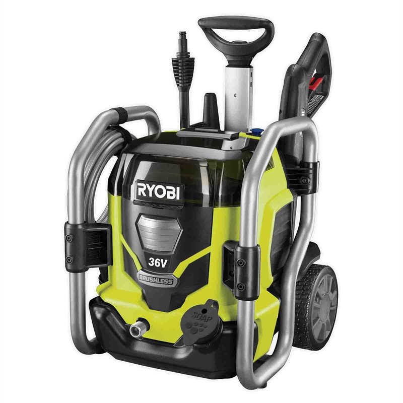 MÁY PHUN RỬA CAO ÁP KHÔNG CHỔI THAN RYOBI 36V 5.0AH RPW36X50