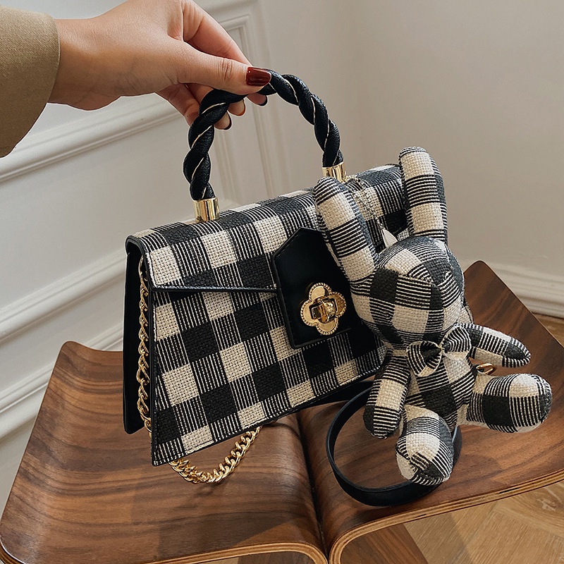 Dây Đeo Túi Xách Họa Tiết Kẻ Sọc Thời Trang Phổ Biến