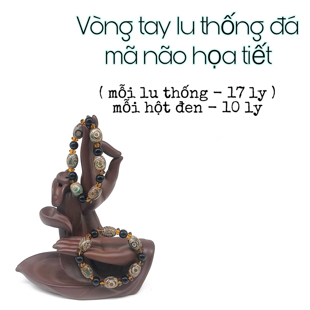 Vòng tay lu thống có chữ bát nhã tâm kinh nhiều mẫu mã đa dạng