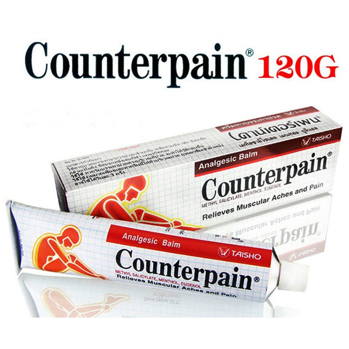 Comb0 10 Trai Dầu xoa bóp 120gr Counterpain Thái Lan